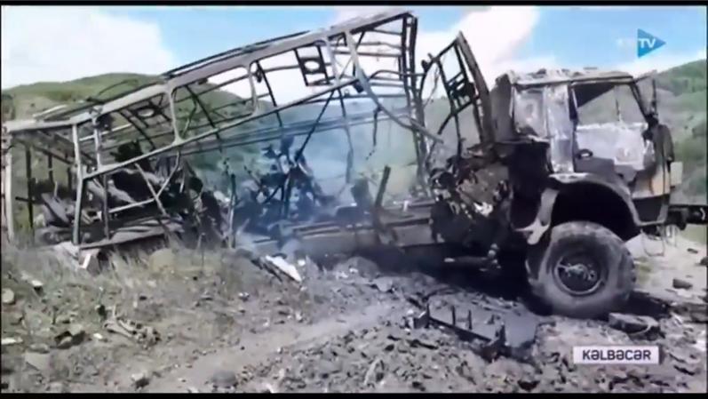 مقتل صحفيين اذربيجانيين اثر انفجار لغم زرعته مجموعة تخريبية ارمينية في قرية محافظة كلبجار المحررة