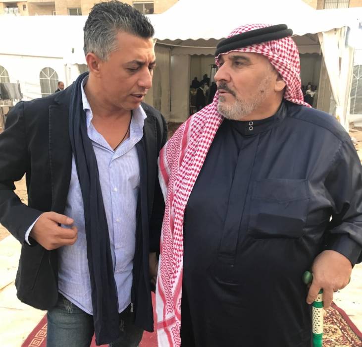 عمر العبداللات ينعى رفيق دربه أبو خالد