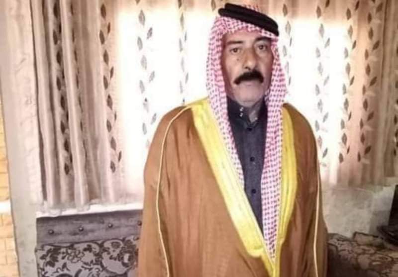 الجبور تفقد أحد رجالها الحاج خالد عتلان الغيالين