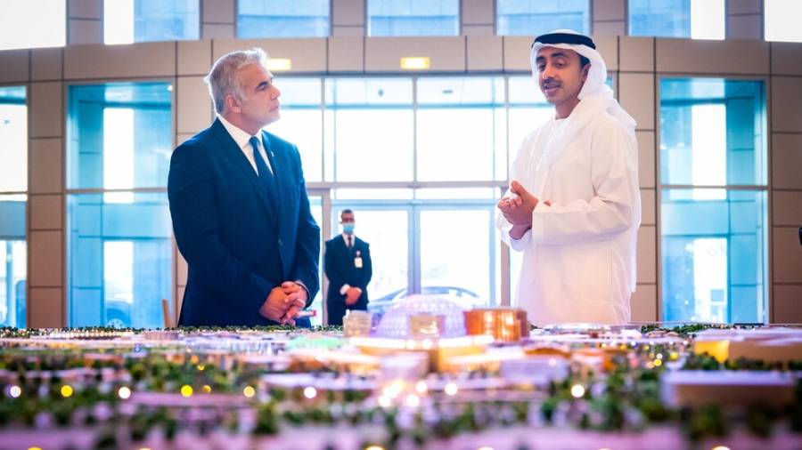 لابيد: بإمكان الإمارات أداء دور بناء في تحسين الظروف لكن على الفلسطينيين أن يرغبوا في ذلك أولا