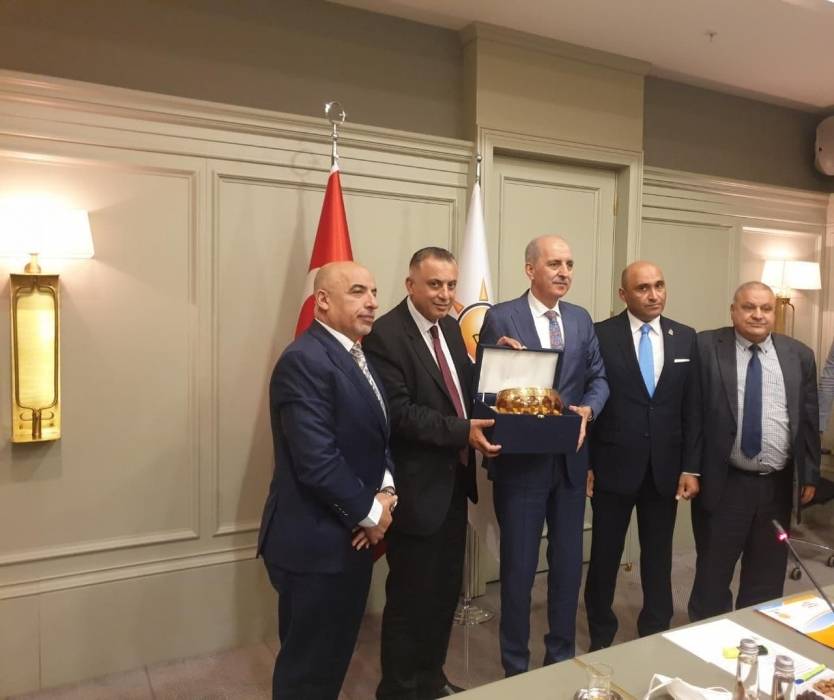 نائب رئيس حزب العدالة والتنمية التركي  لـ  وفد لجنة فلسطين النيابية : تركيا تدعم الوصاية الهاشمية