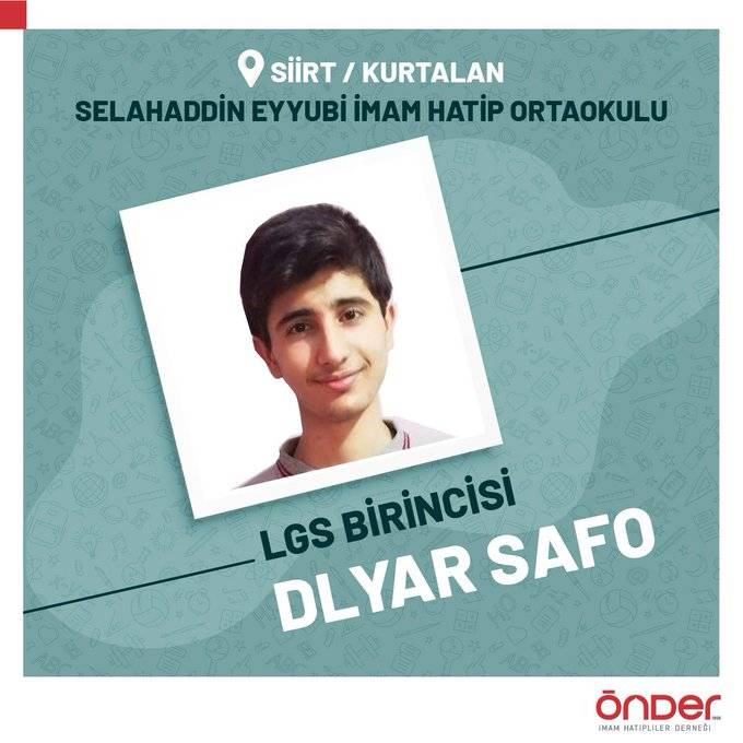 طالب سوري يحقق المركز الأول في امتحان الدخول إلى الثانوية في تركيا