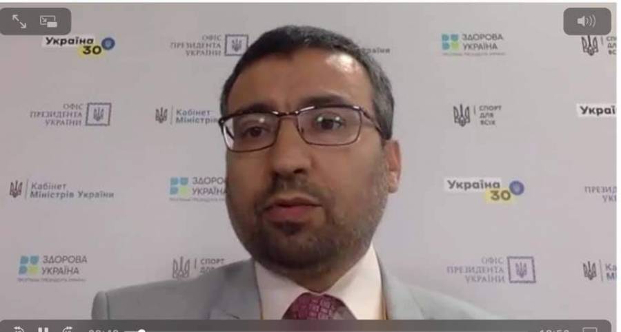 أبو الرُب  يشارك في منتدى  السياسة الدولية الأوكرانية