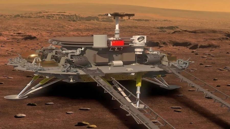 روفر صيني يقطع مسافة 410 أمتار على سطح المريخ