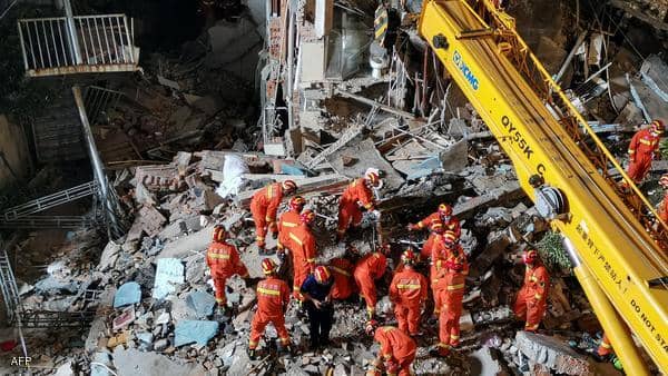 قتلى في انهيار فندق صيني.. وبحث مستمر عن مفقودين