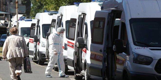 روسيا تسجل 786 وفاة و23827 إصابة جديدة بكورونا