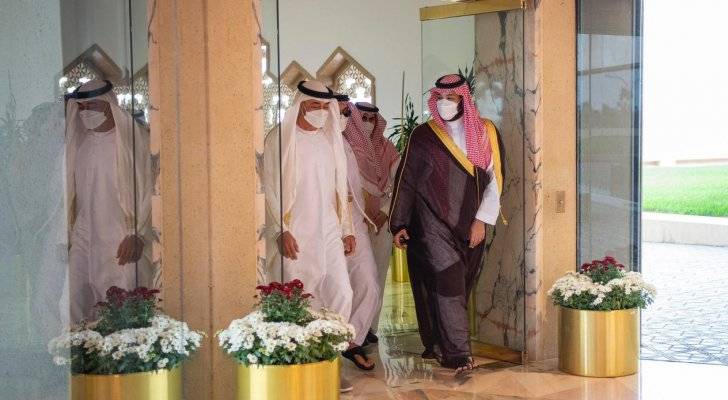 محمد بن سلمان يستقبل ولي عهد أبوظبي في الرياض.. صور