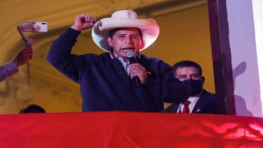 بيدرو كاستيو رئيساً للبيرو