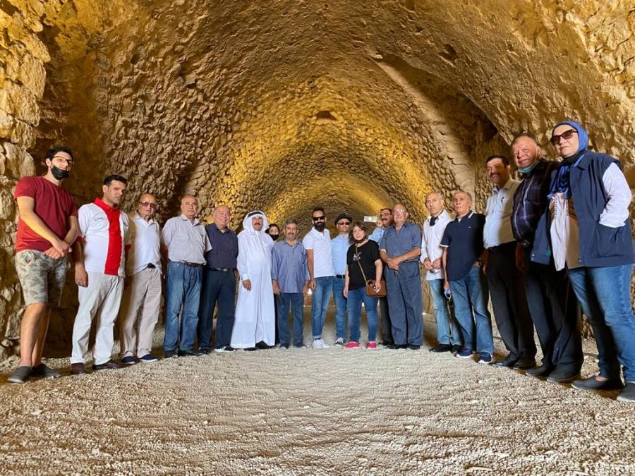 د. بكر خازر المجالي يولم لصالون د. سهام الخفش في القصر  الكرك