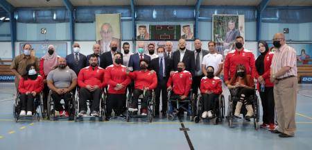 الامير مرعد يودع الوفد الأردني المشارك في بارالمبيك طوكيو