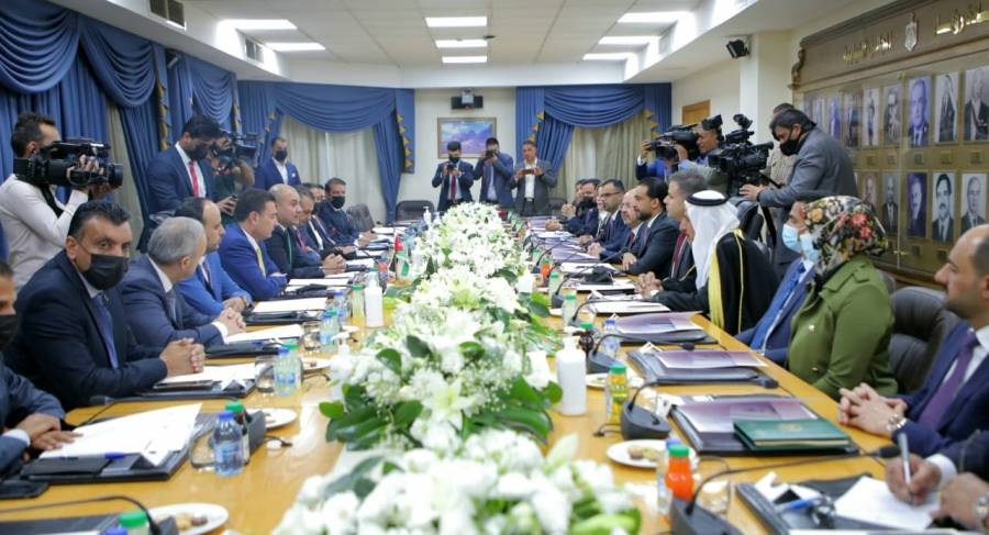 مباحثات في مجلس النواب بين العودات ونظيره العراقي... صور