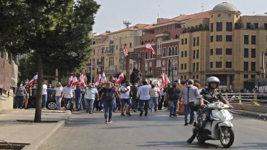 تظاهرات غاضبة في بيروت بعد عام على كارثة انفجار المرفأ