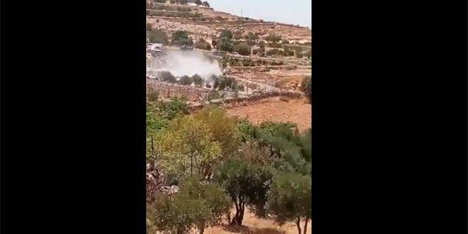 قوات الاحتلال تهدم خمس منشآت زراعية جنوب بيت لحم