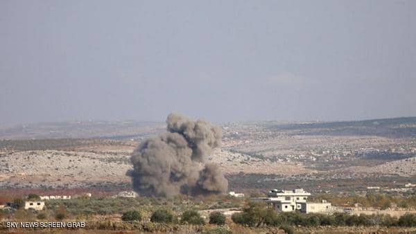 غارات روسية قرب نقطة عسكرية تركية شمالي سوريا