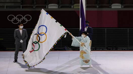 انطلاق مراسم حفل ختام أولمبياد طوكيو الصيفي