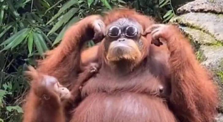 فيديو نظارة القردة يحقق عشرات ملايين المشاهدات