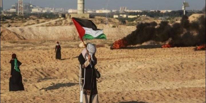 إصابة عشرات الفلسطينيين جراء قمع الاحتلال مظاهرة شرق غزة