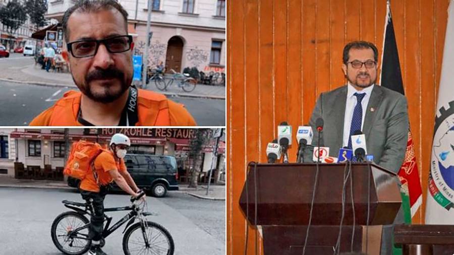 من وزير سابق الى عامل  توصيل طلبات بيتزا