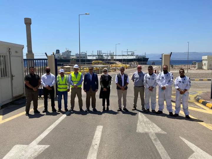 صندوق التنمية الكويتي يزور ميناء الشيخ صباح ( ميناء الغاز )