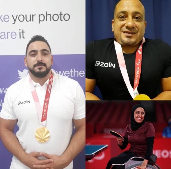 زين تهنئ أبطالها البارالمبيين بإنجازاتهم في طوكيو 2020