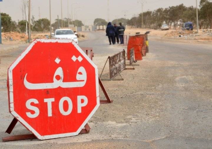 غلق الحدود التونسية الليبية
