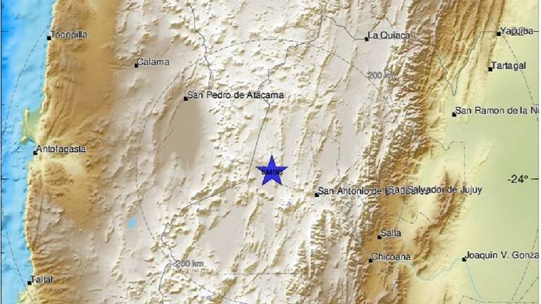 هزة أرضية بقوة 6.2 درجة في الأرجنتين