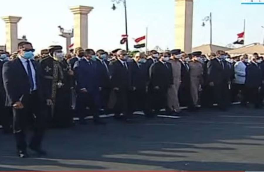في مشهد مهيب.. تشييع جثمان المشير طنطاوي بجنازة عسكرية يتقدمها الرئيس السيسي ...صور