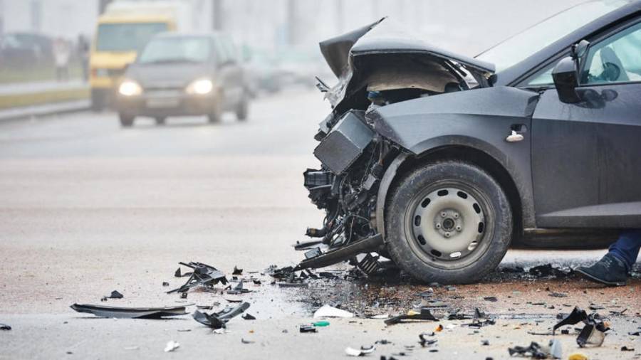 حادث تصادم بين 4 مركبات في عمان