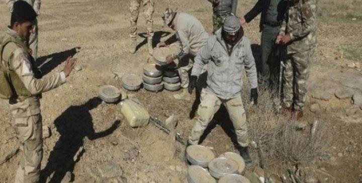 القوات العراقية تضبط صواريخ وعبوات ناسفة في كركوك