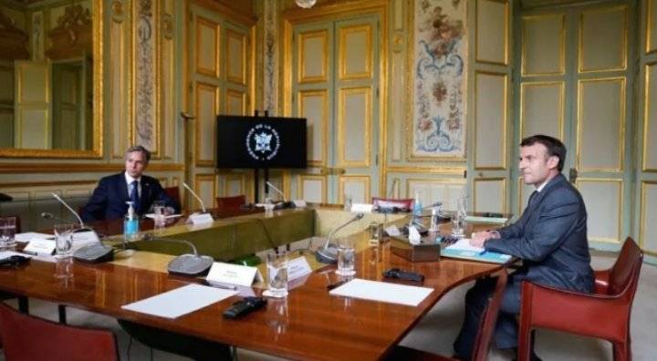 ماكرون يستقبل بلينكن لترميم الثقة بين باريس وواشنطن