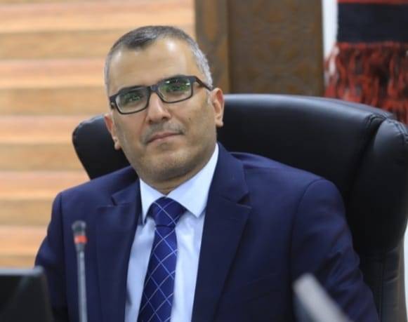 الدكتورقيس السفاسفة يبارك لوزير العمل استيتية