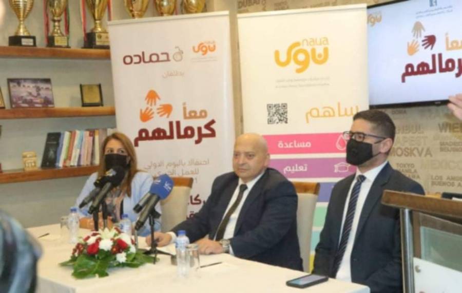 حماده ونوى والمئات من طرود الخير وبرنامج وجبة العافية مع الحسين للسرطان