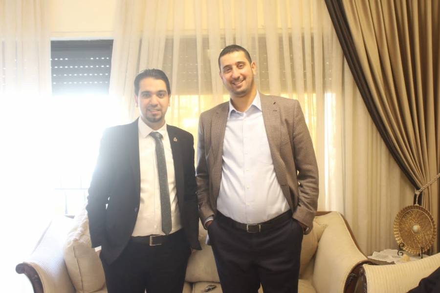 زريقات يبارك لــ محمود تيسير  الخصاونة