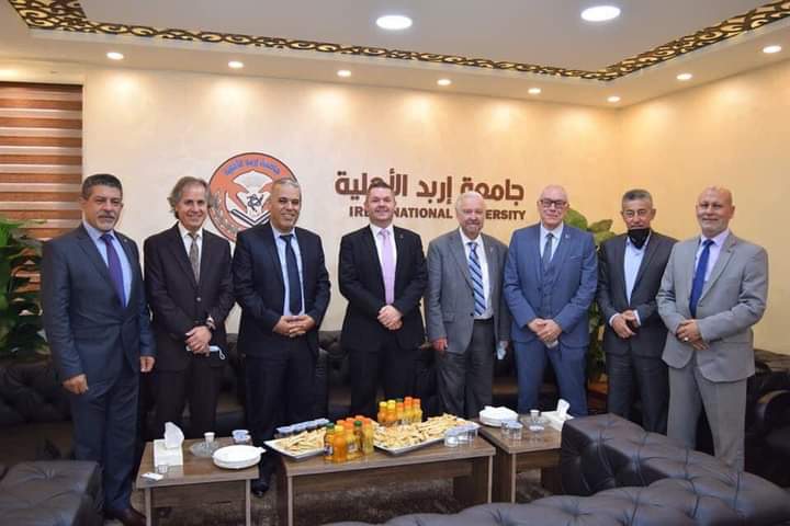 جامعة إربد الأهلية تستقبل وفداً من هيئة الاعتماد البريطانية