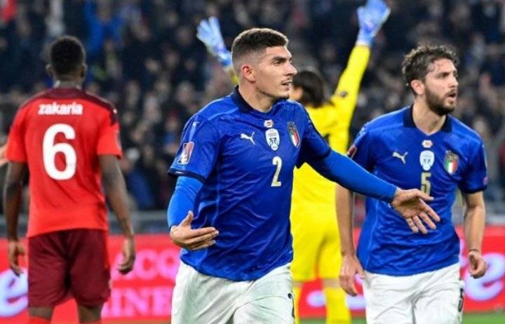 سويسرا لكأس العالم وإيطاليا الى الملحق