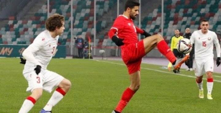 خسارة النشامى من بيلاروسيا وديا