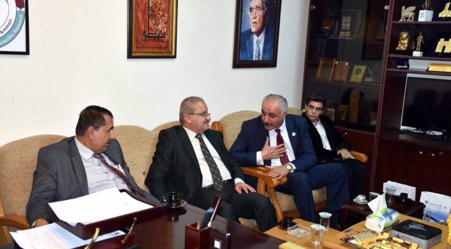 حاكمية جامعة جدارا تلتقي الملحقيات الثقافية العراقية والسعودية واليمنية