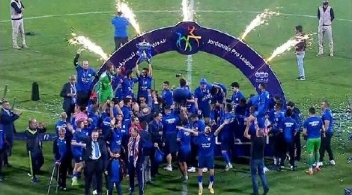 بعد أسبوعين من التتويج .. الاتحاد يهنئ الرمثا