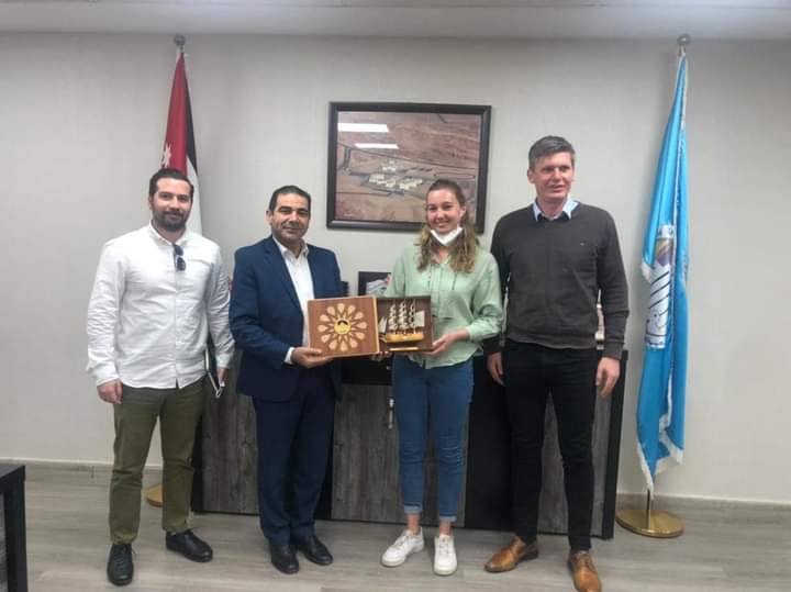 رئيس جامعة العقبة للتكنولوجيا يستقبل وفد الوكالة الألمانية للتعاون الدولي GIZ