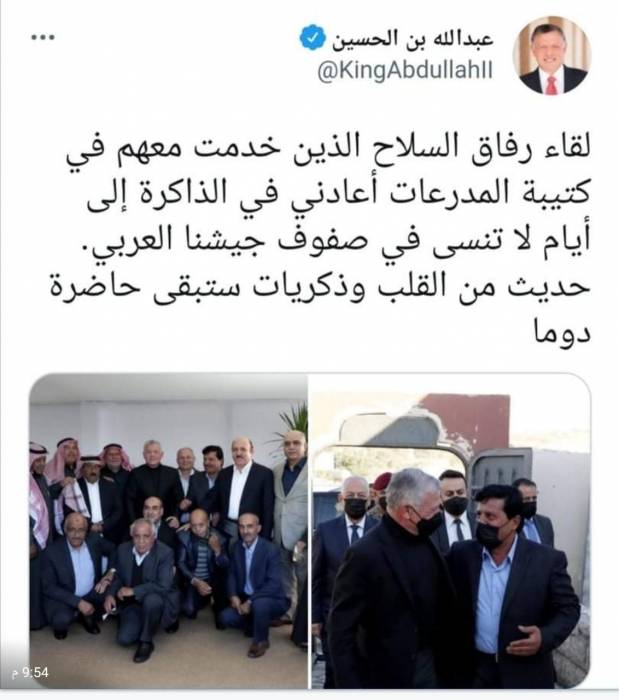 العميد المتقاعد الدراوشه يتحدث عن لقاء الملك مع المتقاعدين العسكريين في ابو اللسن ...صور وفيديو