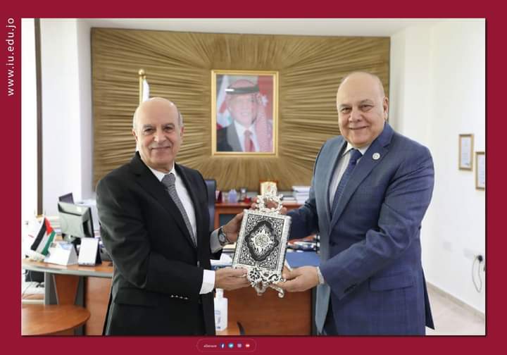 جامعة الإسراء تستقبل الأمين العام لاتحاد الجامعات العربية