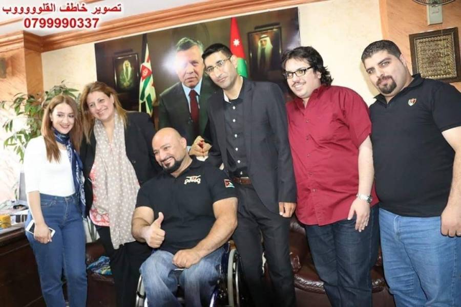 الاربديون يحتفلون بفوز البطل الجنيدي بالبرونزية في بطولة العالم لرفع الاثقال