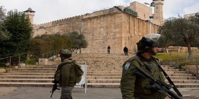 الاحتلال يمنع لجنة إعمار الخليل من استكمال ترميم الحرم الإبراهيمي