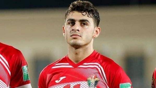 شرارة يحصل على جائزة افضل لاعب في مبارة الاردن وفلسطين