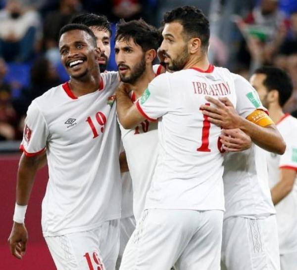 انتهاء مباراة الاردن و مصر بنتيجة ثلاثة اهداف للمنتخب المصري مقابل هدف واحد للمنتخب الأردني