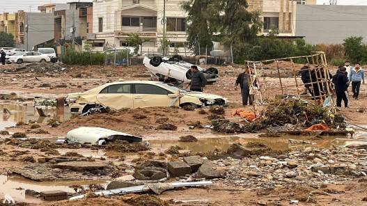 مقتل 8 أشخاص على الأقلّ بفيضانات في أربيل بكردستان العراق