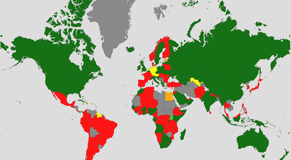 بينها دول عربية.. قائمة بأشد البلدان خطورة عالمياً