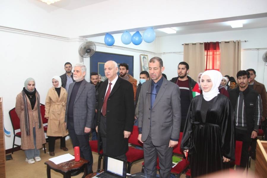 نشاط توعوي للمحافظة على المياه لفريق إسلام H2O في كلية الشريعة