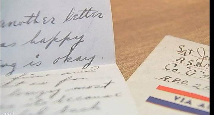 رسالة جندي أمريكي تصل بعد 76 عاماً