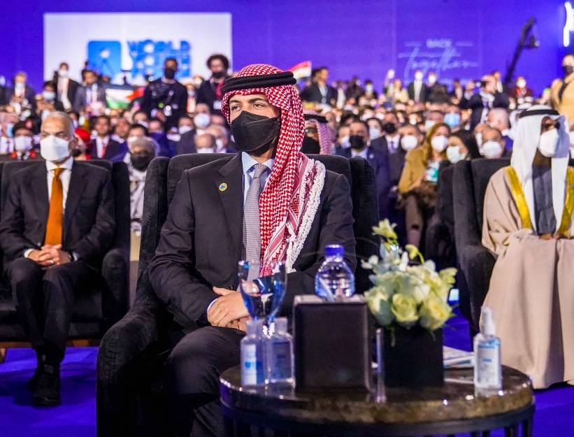 ولي العهد يحضر حفل افتتاح منتدى شباب العالم بشرم الشيخ